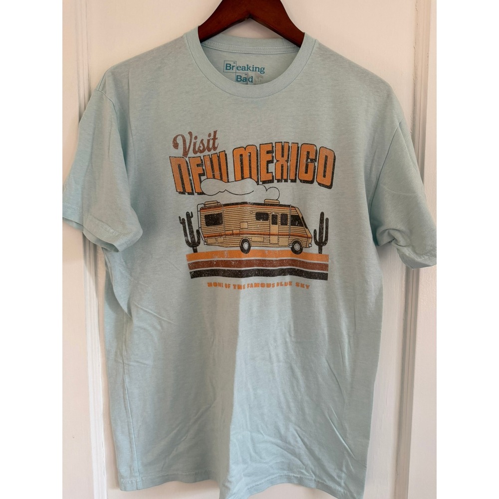 Breaking Bad T-Shirt Men L New Mexico RV Blue Sky Graphic Tee Keywords: TV Show